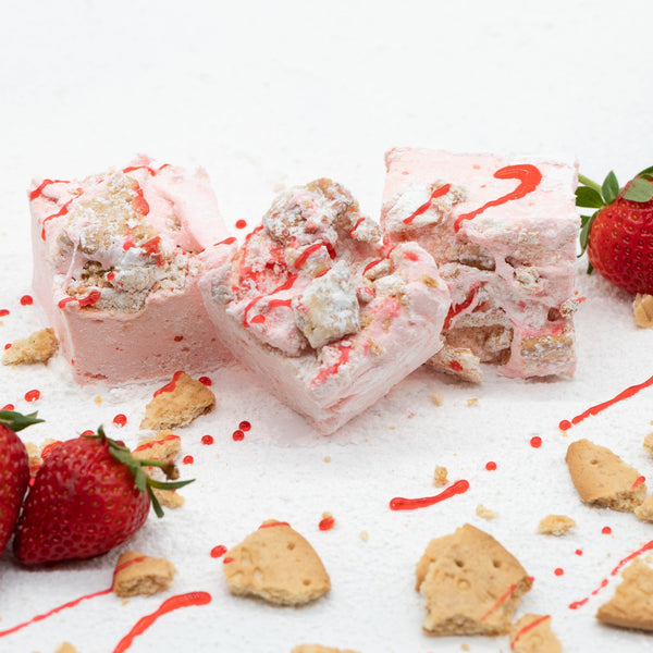 Strawberry Cheesecake Mallows - The Marshmallow Spot